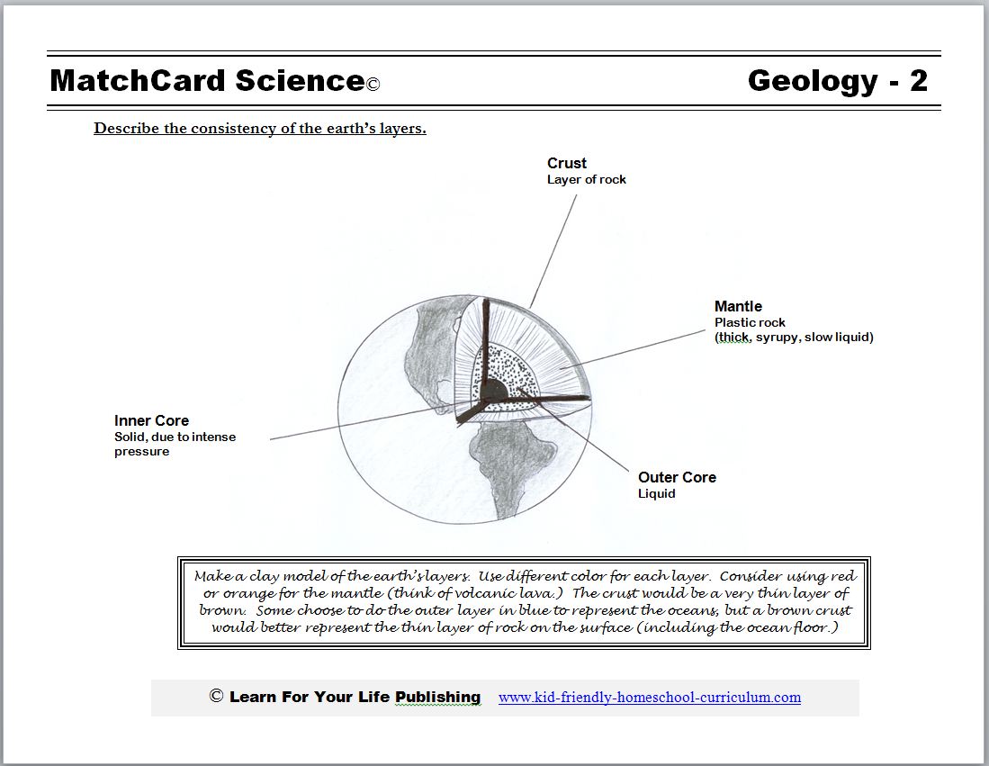 Earth Layers Lab Answer Key