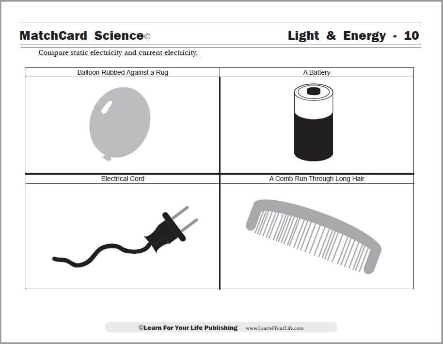 Free Printable Worksheets On Static Electricity