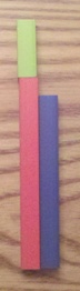 subtract with cuisennaire rods