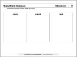 States of Matter Worksheet