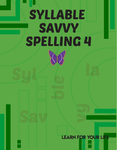 Syllable Savvy Spelling 4 Cover