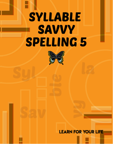Syllable Savvy Spelling 5 Cover