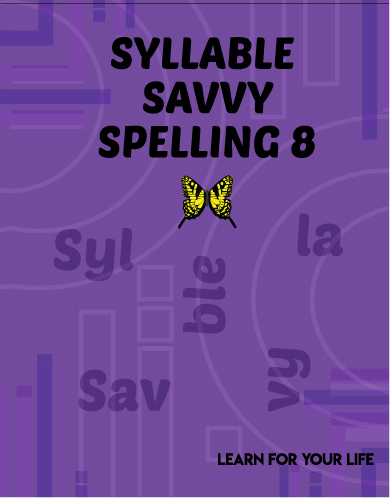 Syllable Savvy Spelling 8