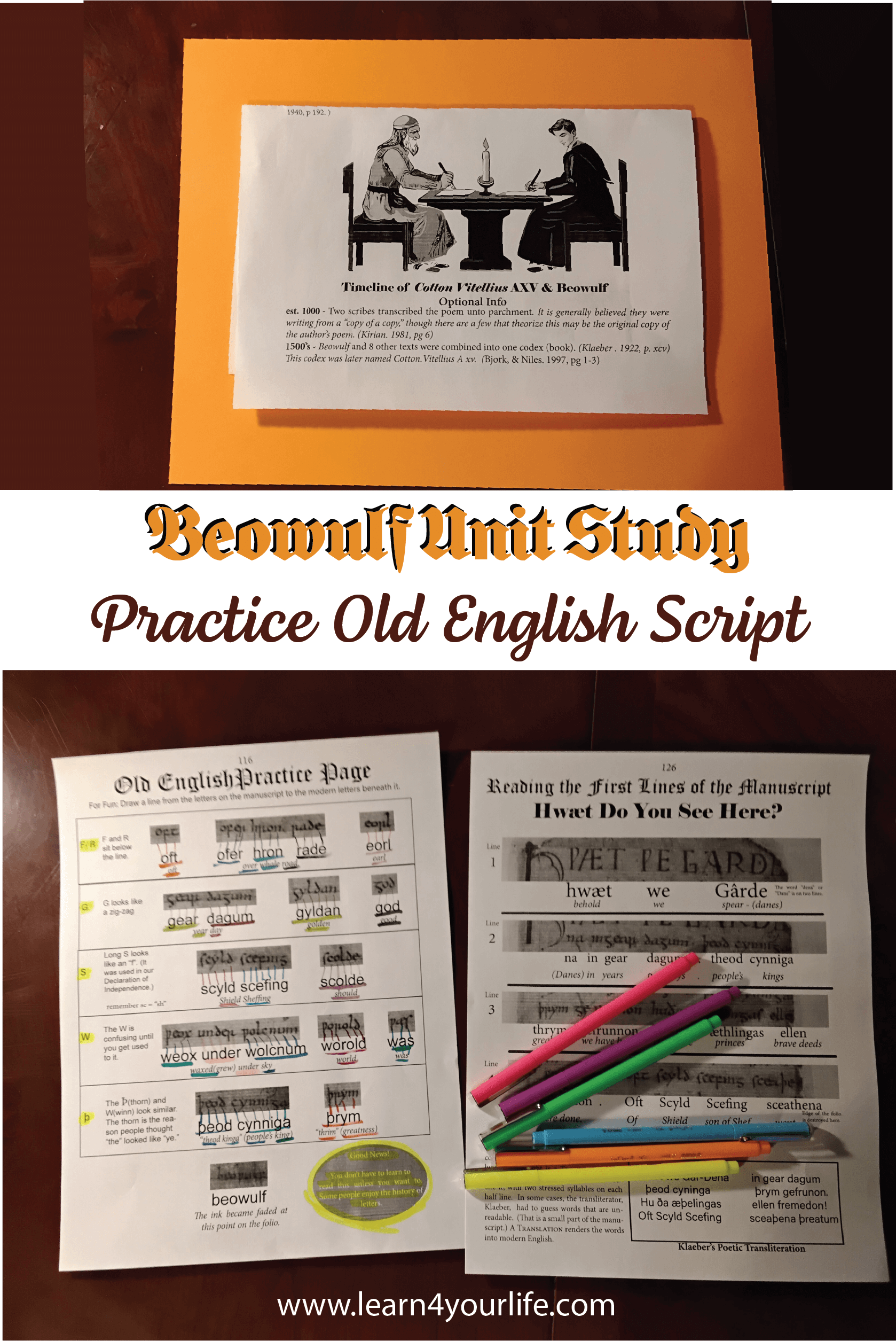 Beowulf Practice Old English