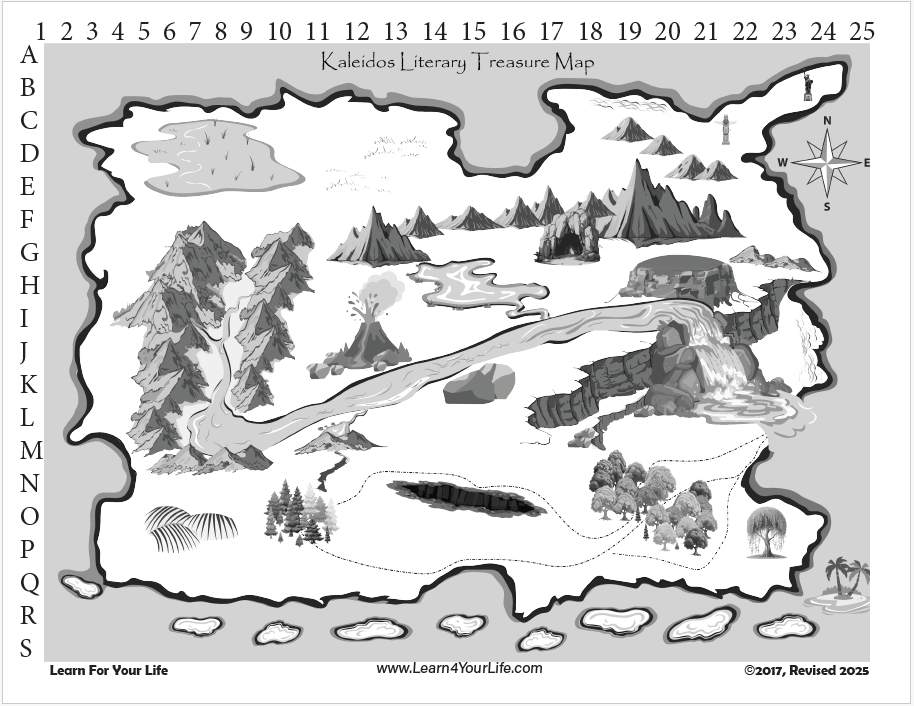 Literature Treasure Map Color