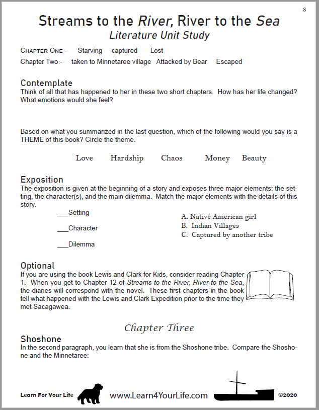 Streams to the River Worksheet