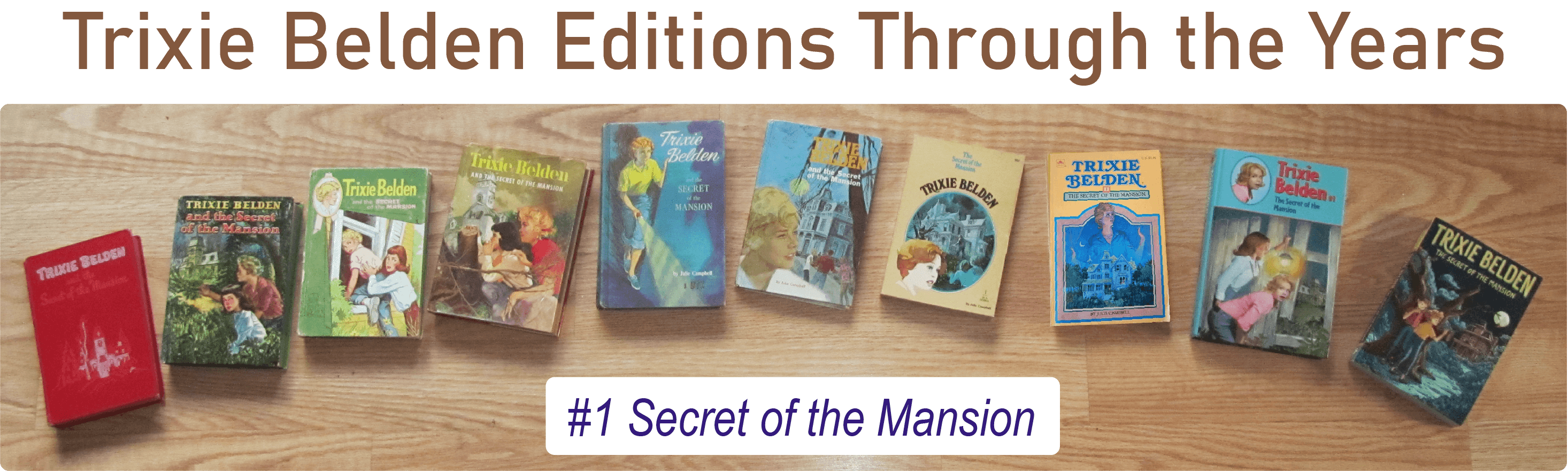 Trixie Belden Different Editions