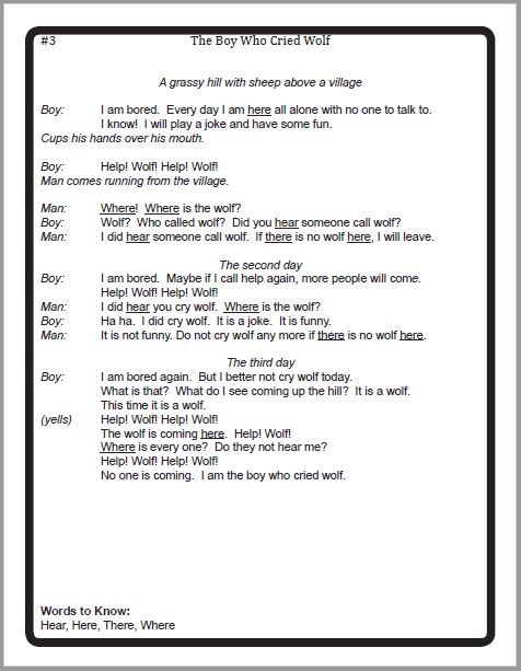 Free Printable Play Scripts Go Images Cafe