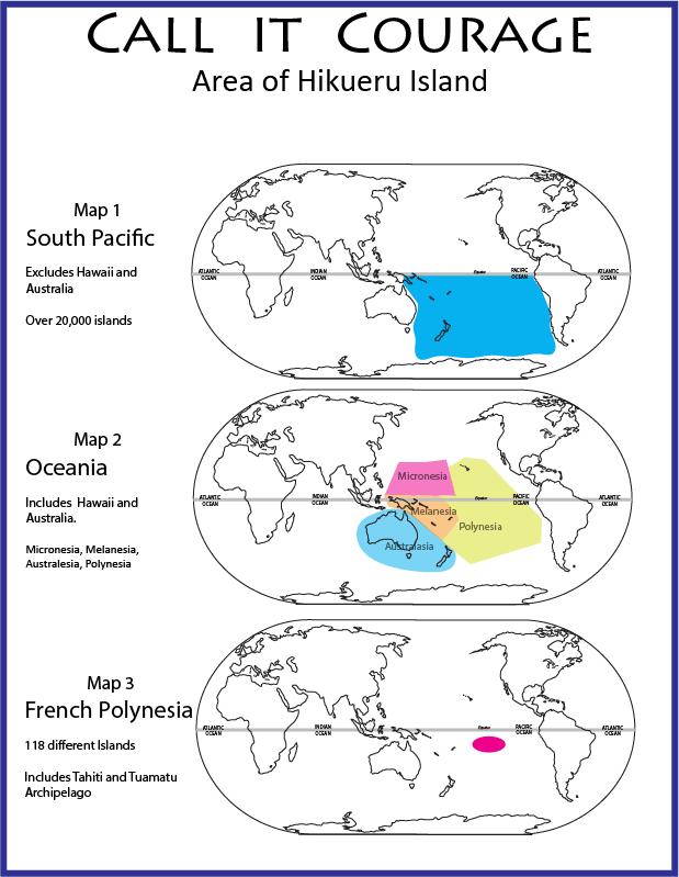 Call It Courage, Polynesia Maps