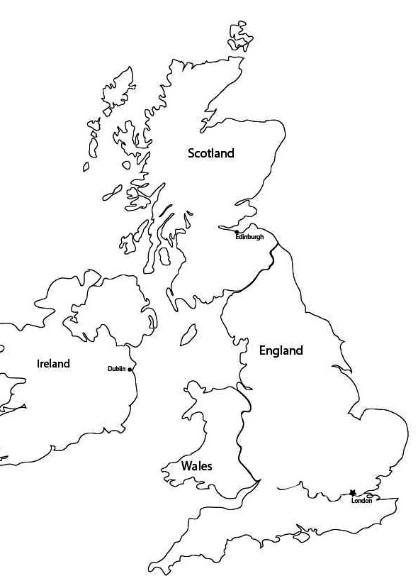 Map of Great Britain