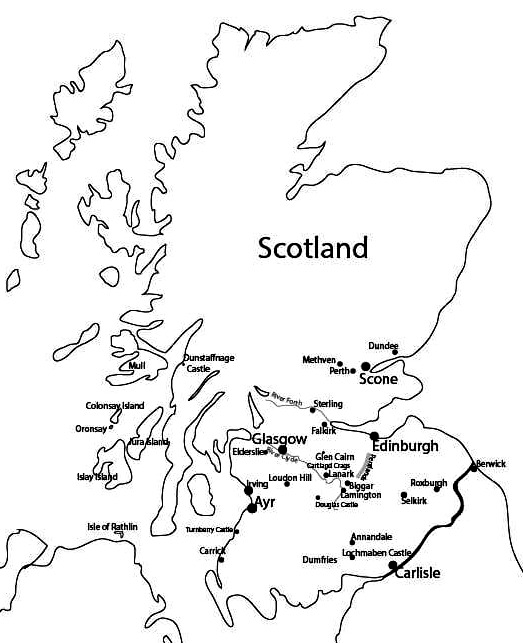 Map of Scotland