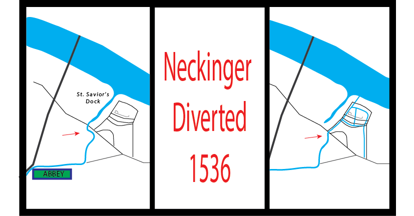 Neckinger River Diverted