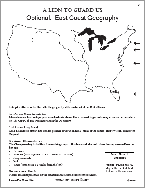 Lion to Guard Us East Coast USA