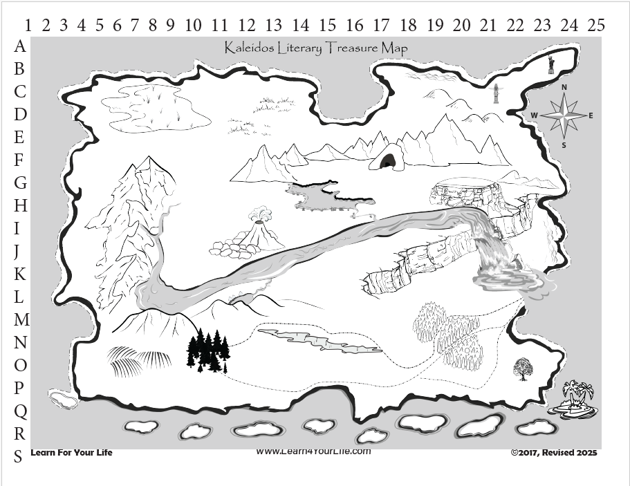 Literature Treasure Map Color