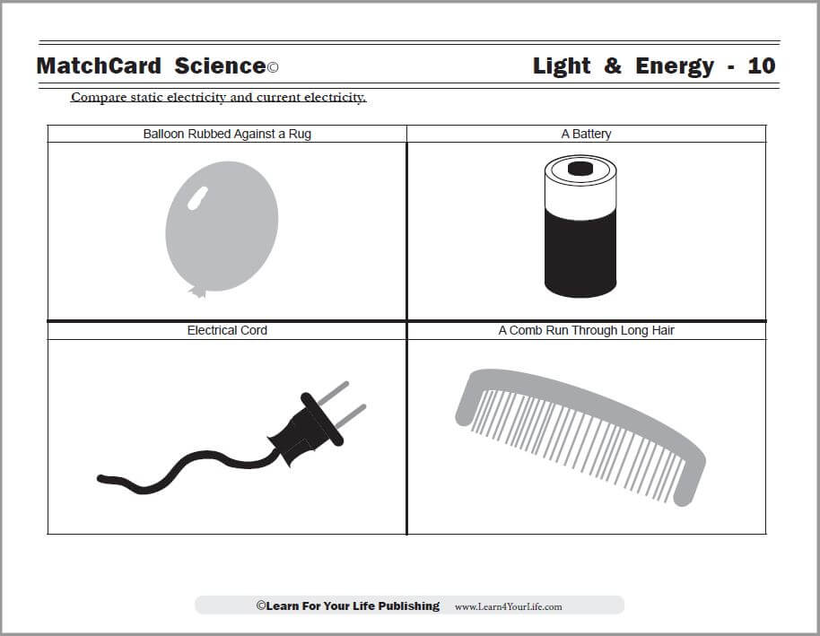 static electricity worksheet