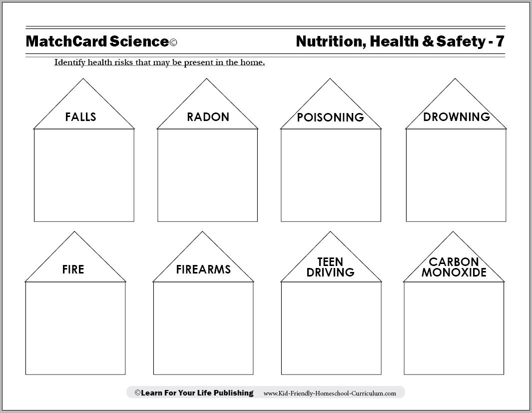 home safety worksheet