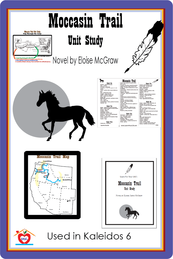 Moccasin Trail Unit Study Poster