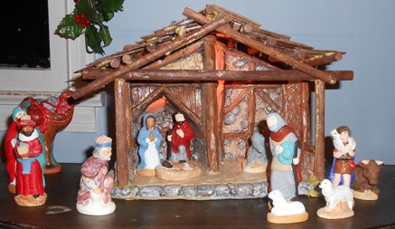 Hand Painted Nativity Set