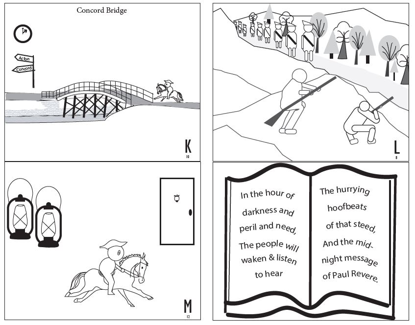 Paul Reveres Ride Comic Strip Page 4