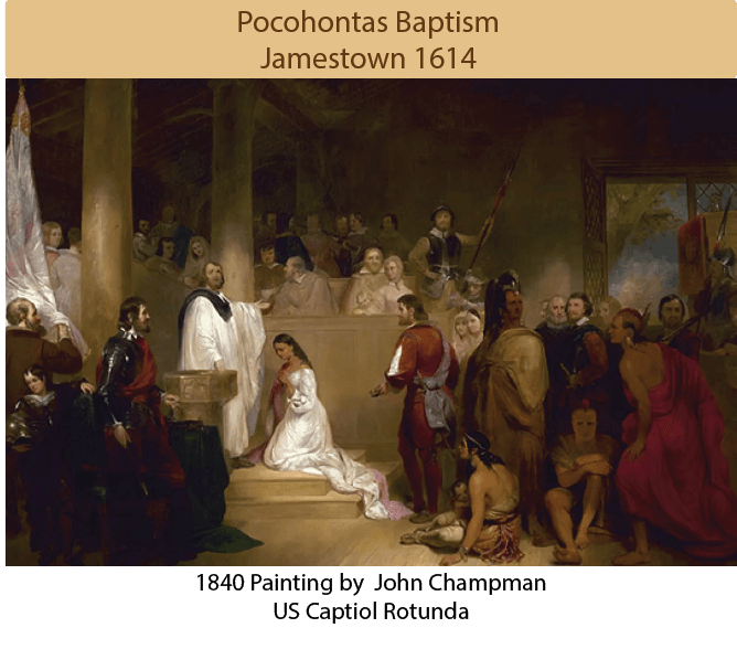 Pocahontas Baptism Portrait