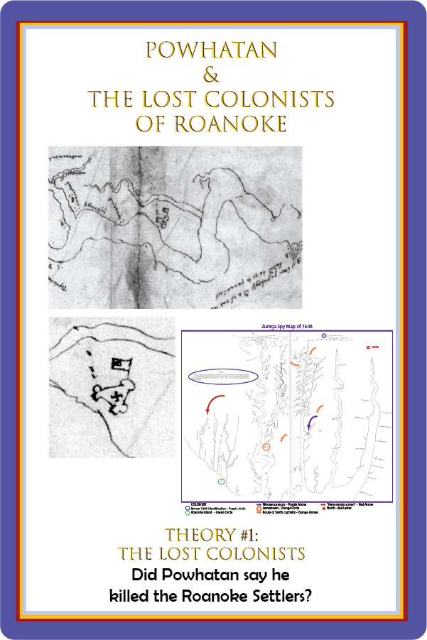 Did Powhatan say he killed the Roanoke Colonists?