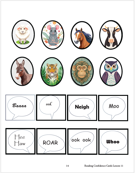 reading cards