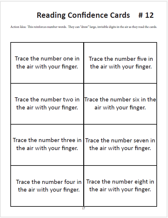 reading cards