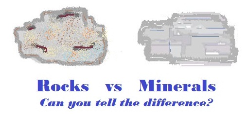 rocks and minerals diagram