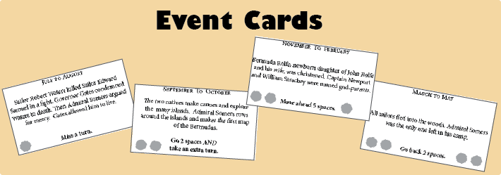 Sea Venture Event Cards