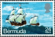 Bermuda Stamp Deliverance & Patience Leave Bermuda