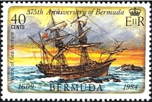 Bermuda Stamp Sea Venture Ship