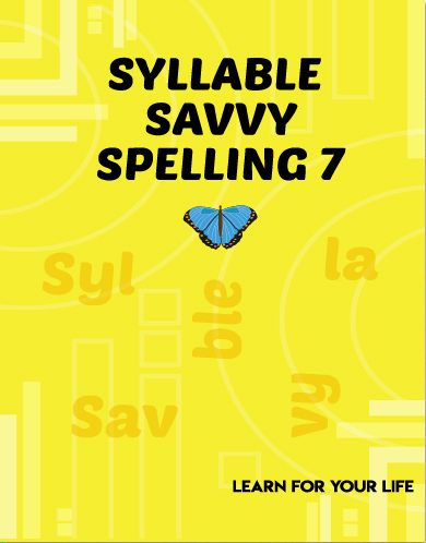 Syllable Savvy Spelling 7 Cover