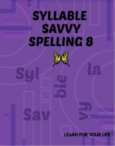 Syllable Savvy Spelling - Level 8