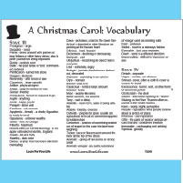 Christmas Carol Vocabulary