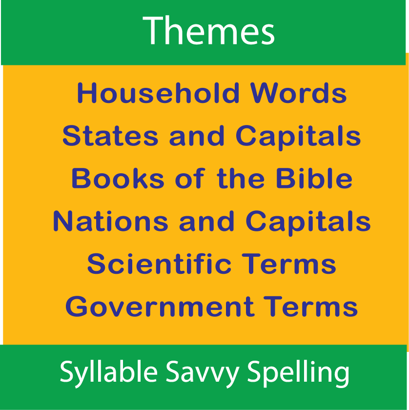 Spelling Themes