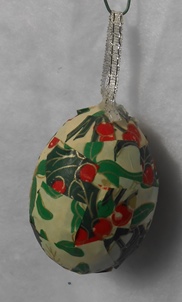 Egg Christmas Ornament