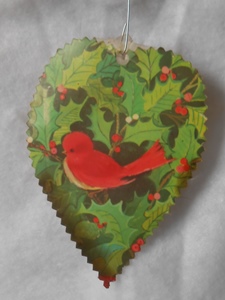 christmas card ornament