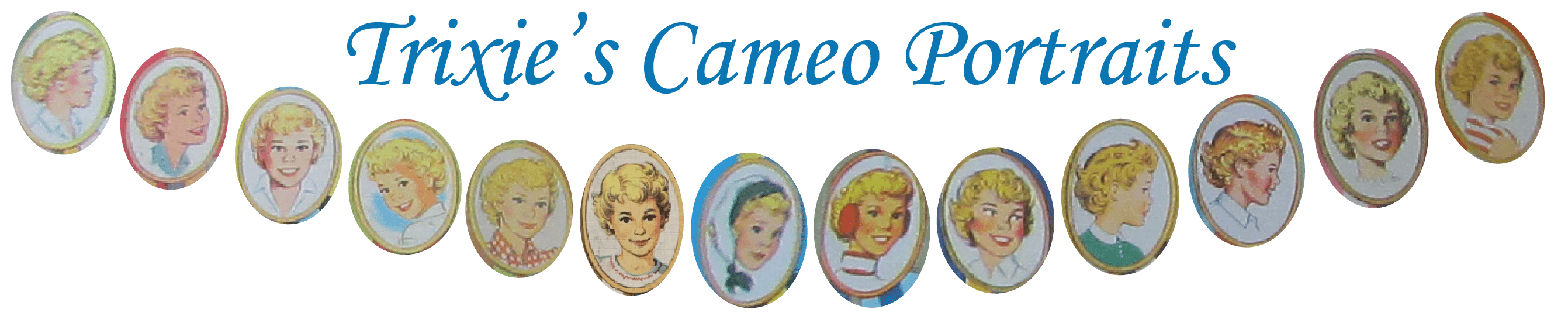 Trixie Belden Cameo Portraits