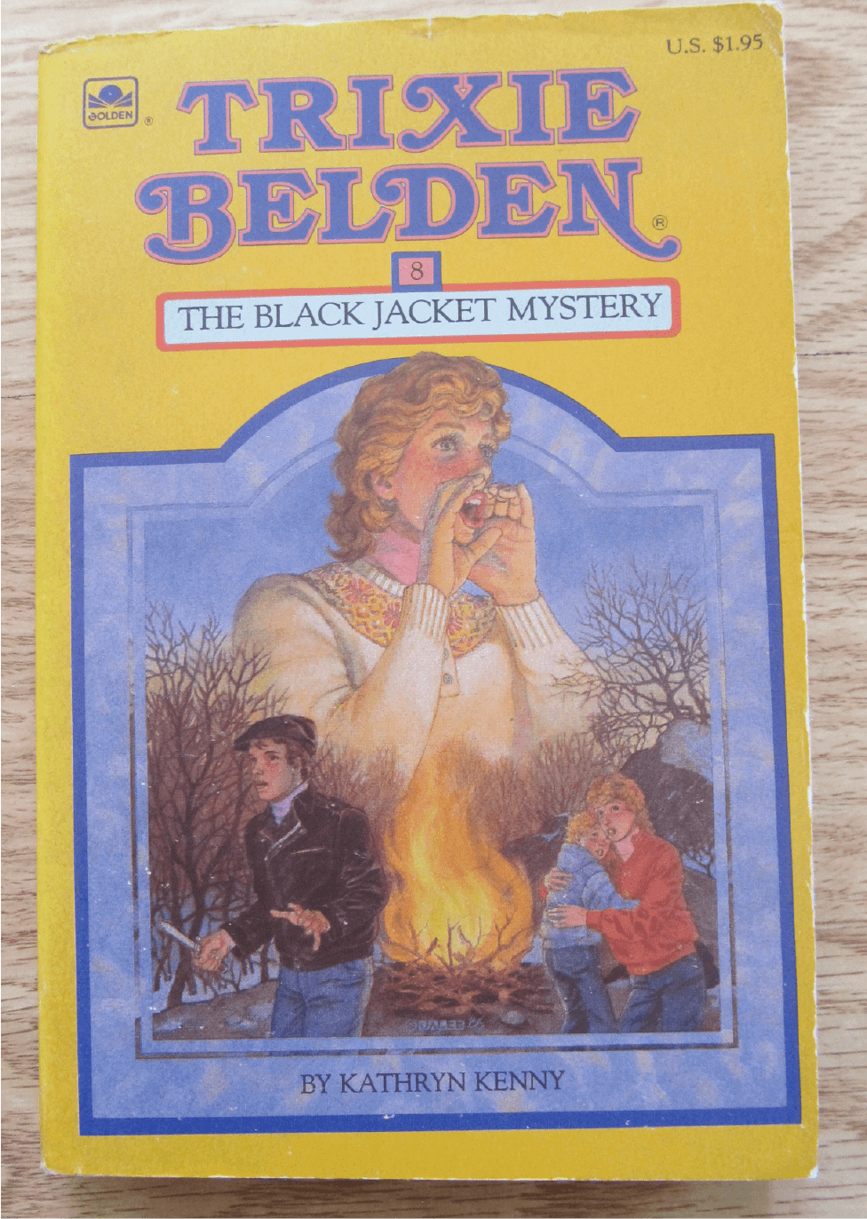 Trixie Belden Square Black Jacket Cover