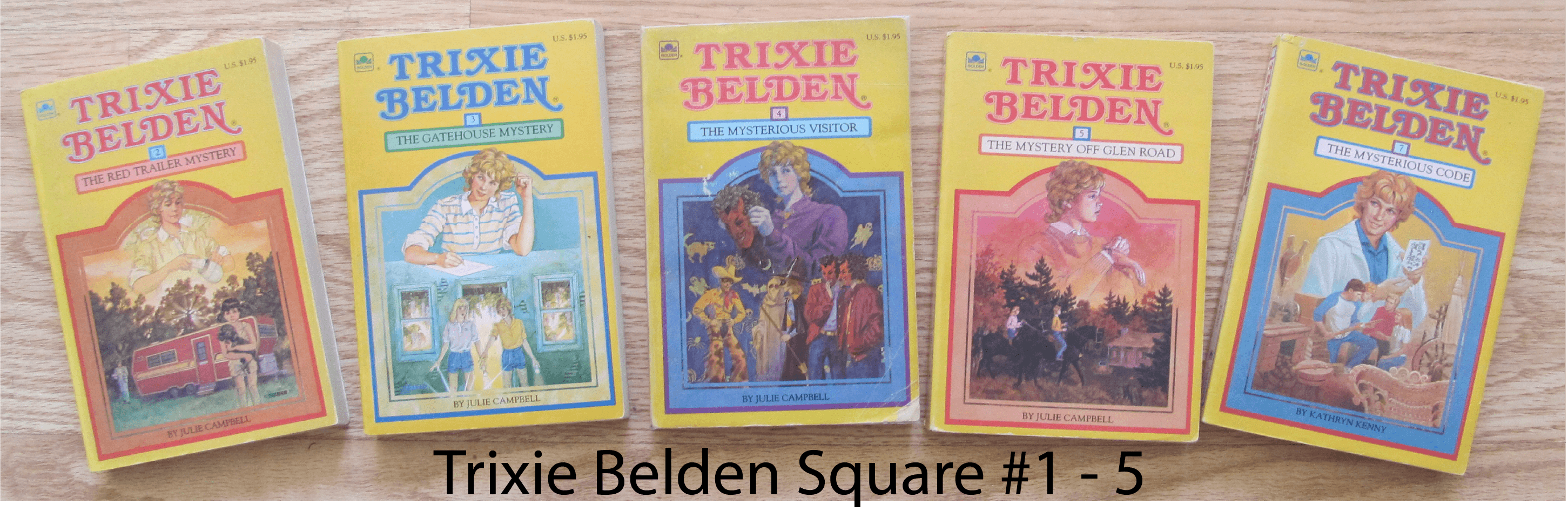 Trixie Belden Square Black Jacket Cover