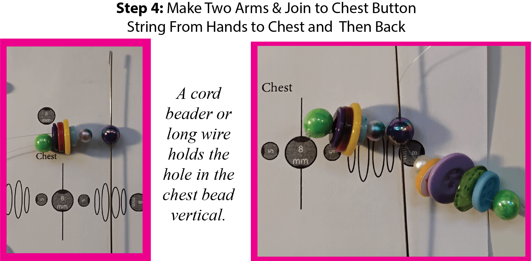 How To Make A Button Doll: Step 4