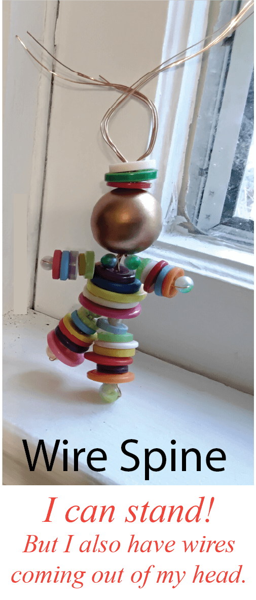 Yoyo Doll with Wire Spine