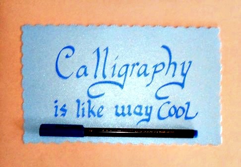 calligraphy is cool