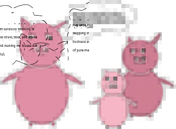 3 pigs and conductors