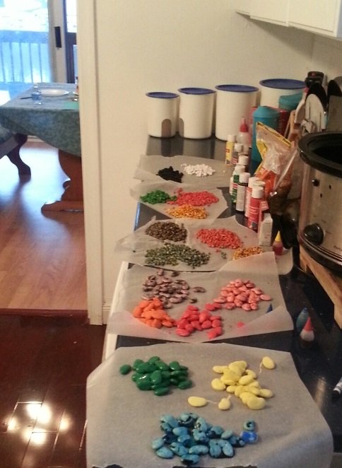 Coloring Peas and Beans