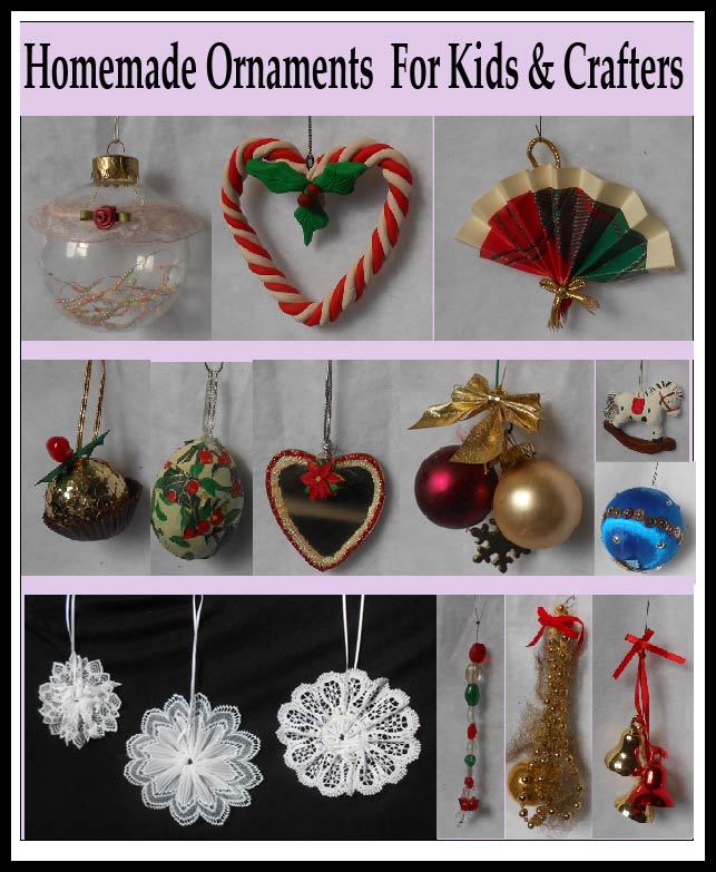 homemade christmas ornaments from kids and crafts