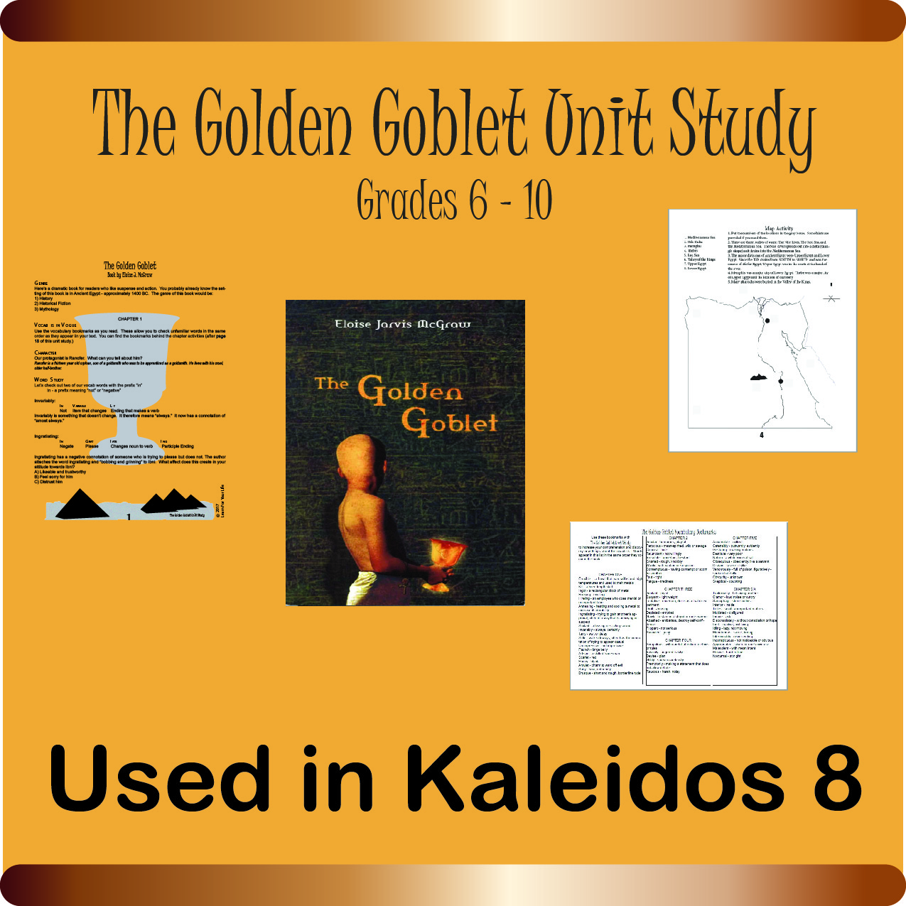 The Golden Goblet Unit Study Poster