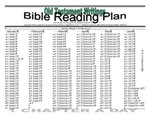 Old Testament Writings reading plan