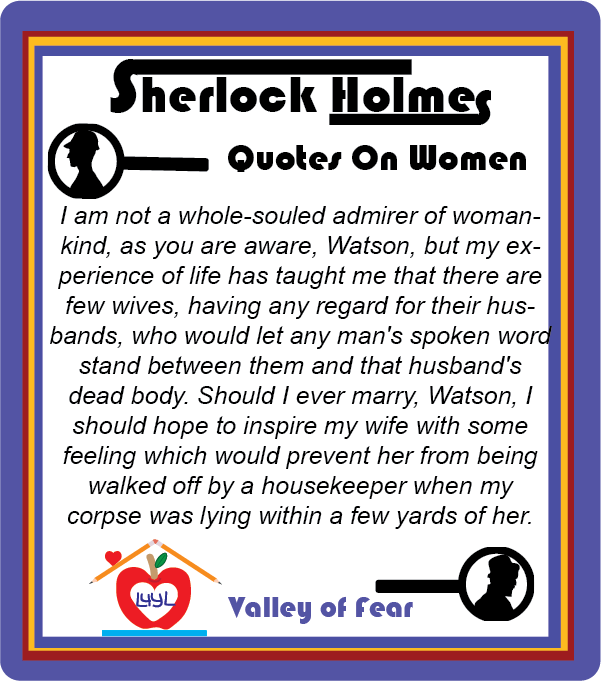 Sherlock Holmes Quotes About Women #2