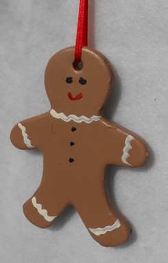 Gingerbread Painted Ornament